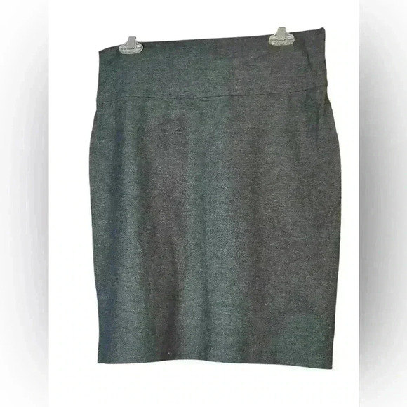 Eileen Fisher Jersey Knit Stretch Mini Skirt Size Small Dark Gray Comfort - Picture 1 of 9